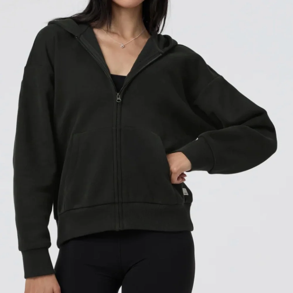 Vuori Restore Full Zip Hoodie (Black (Washed), XL) - Picture 1 of 10